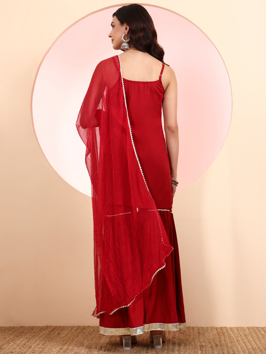 Kurta Set with Dupatta – Rayon Fabric