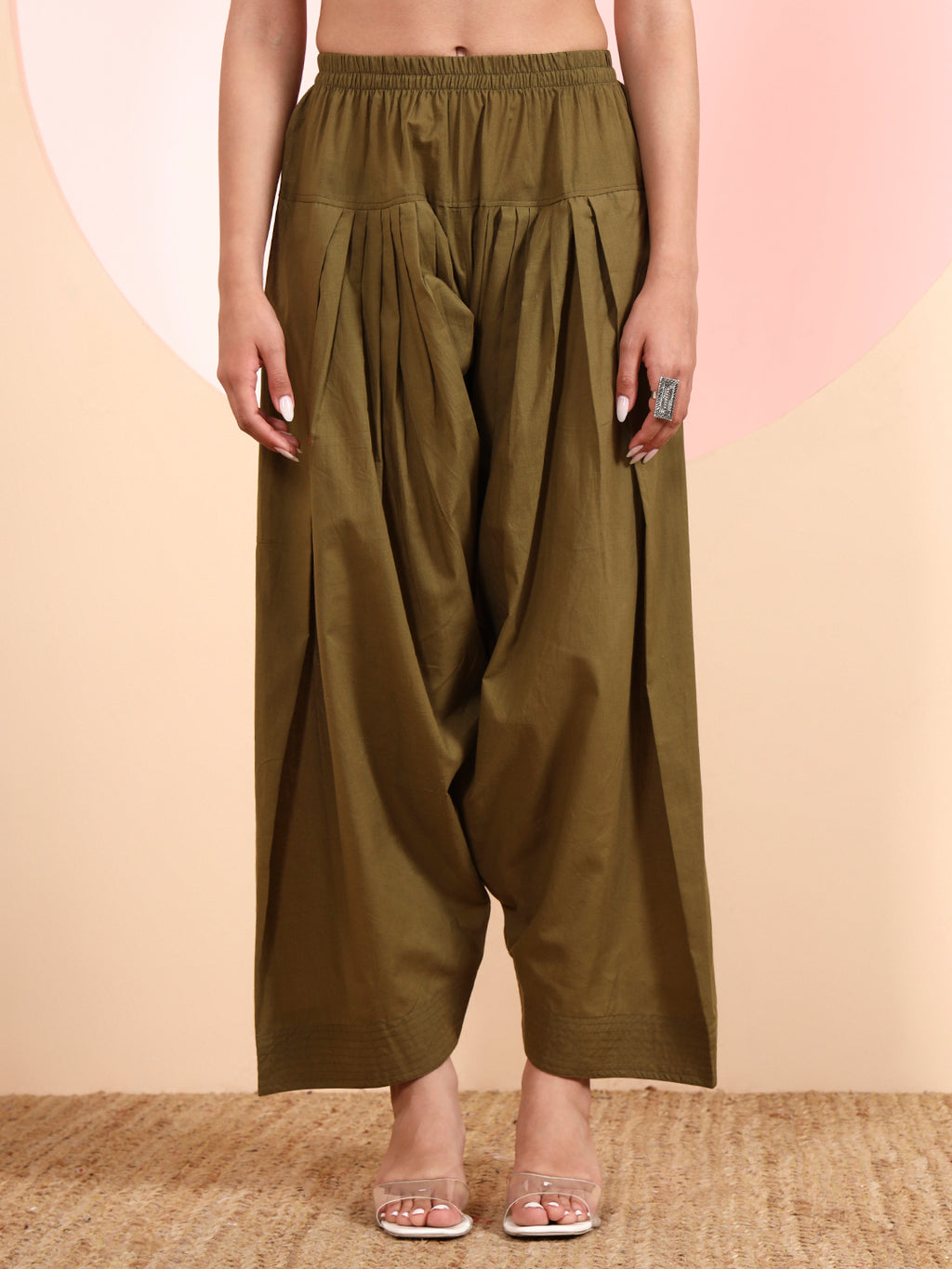 Cotton Solid Kurta & Pant Set – Elegant & Comfortable