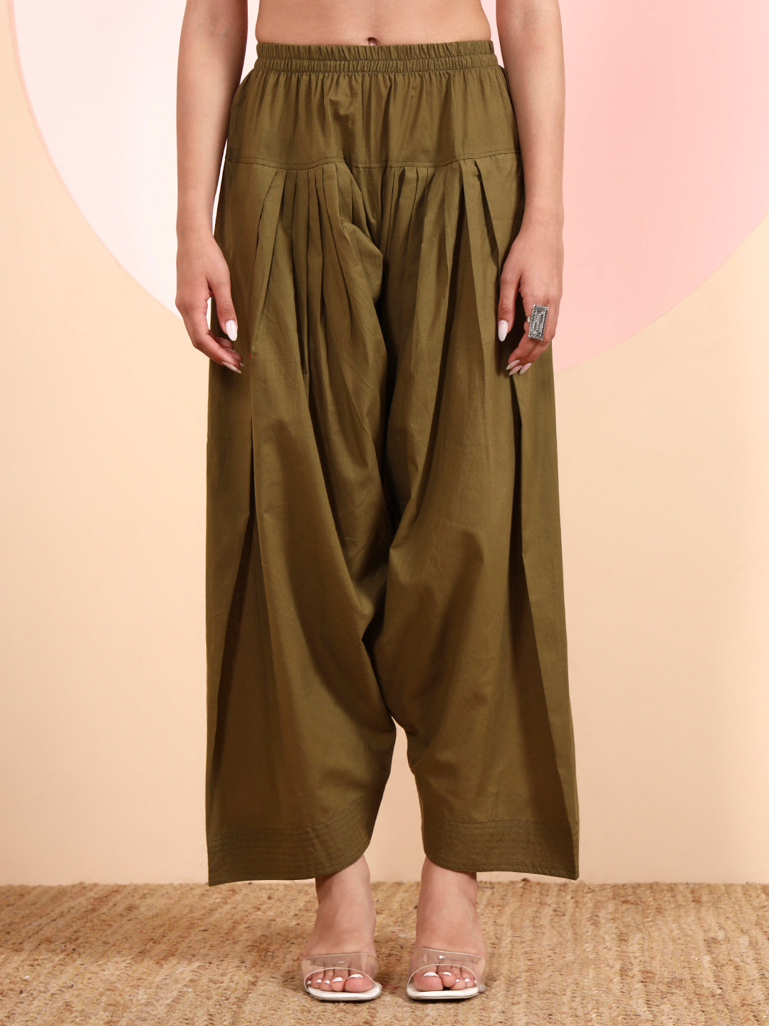 Cotton Solid Kurta & Pant Set – Elegant & Comfortable