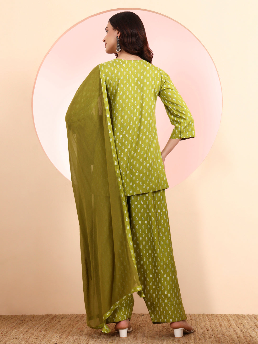 Kurta Set with Dupatta – Rayon Fabric