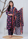 Women’s Printed Cotton Straight Kurta Set | Elegant Daily Wear Ethnic Suit | Comfortable & Stylish