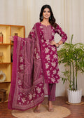 Women's Printed Cotton Straight Kurta Set | Elegant Daily Wear Ethnic Suit | Comfortable & Stylish